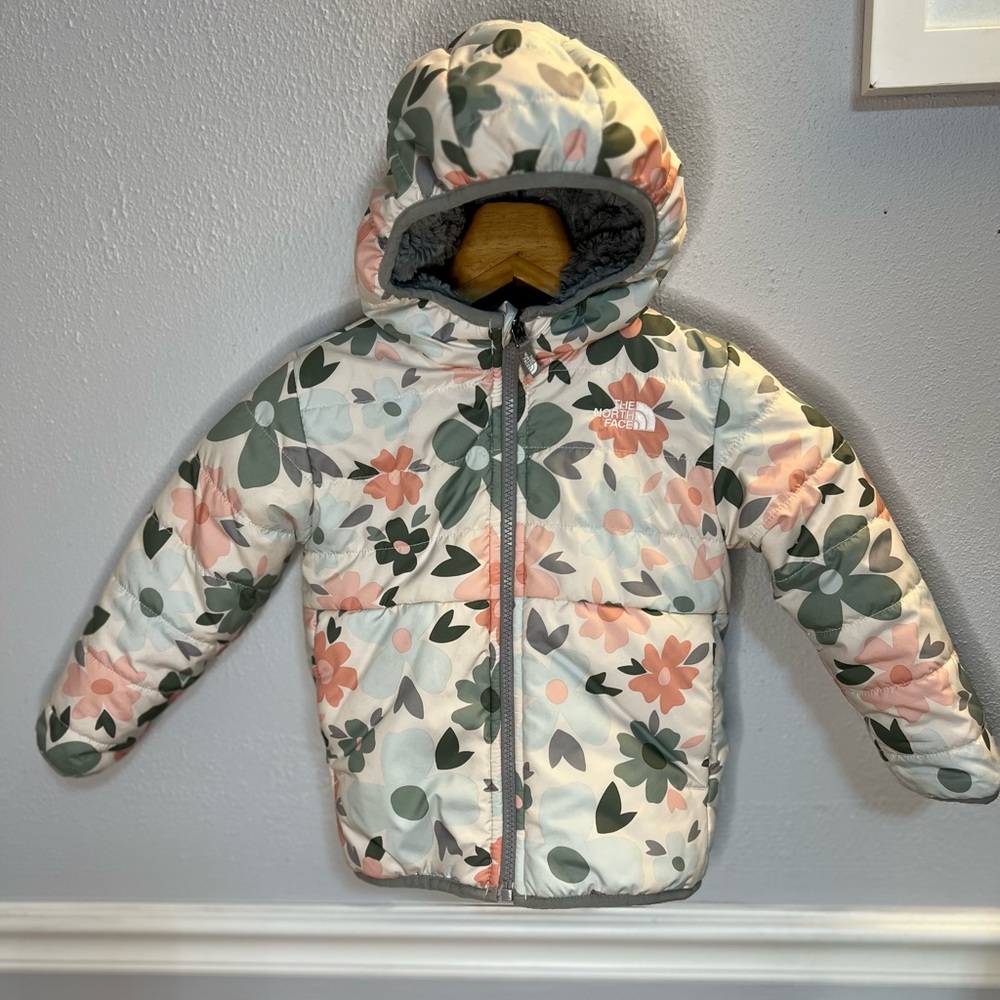 The North Face - Toddler Reversible Mossbud Swirl Zip Hooded Jacket